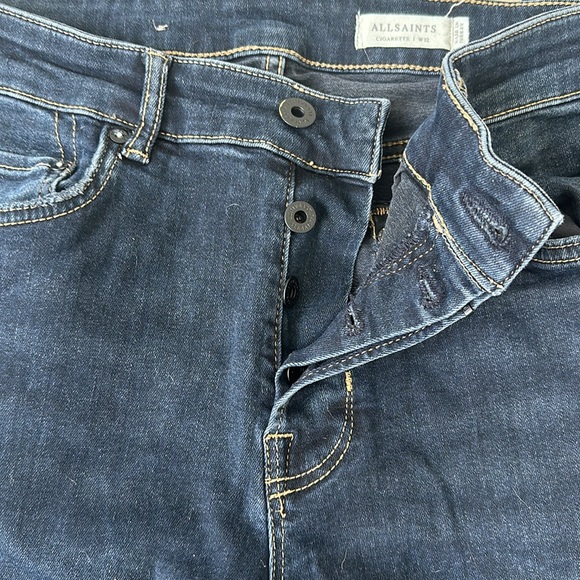 Men’s AllSaints Cigarette Distressed Jean - Picture 2 of 5